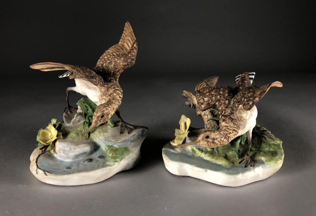 Pair of Cybis Studios Porcelain Solitary Sandpiper (1 of 9)