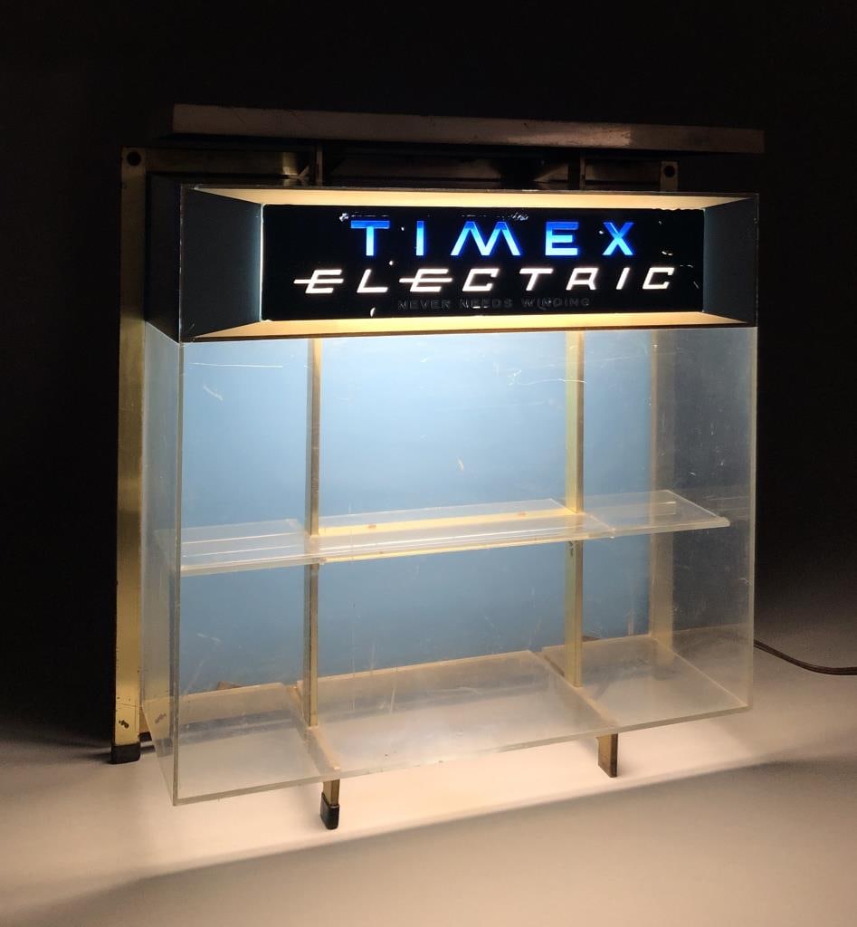 60s Timex Electric Watch Lighted Display Case (1 of 15)