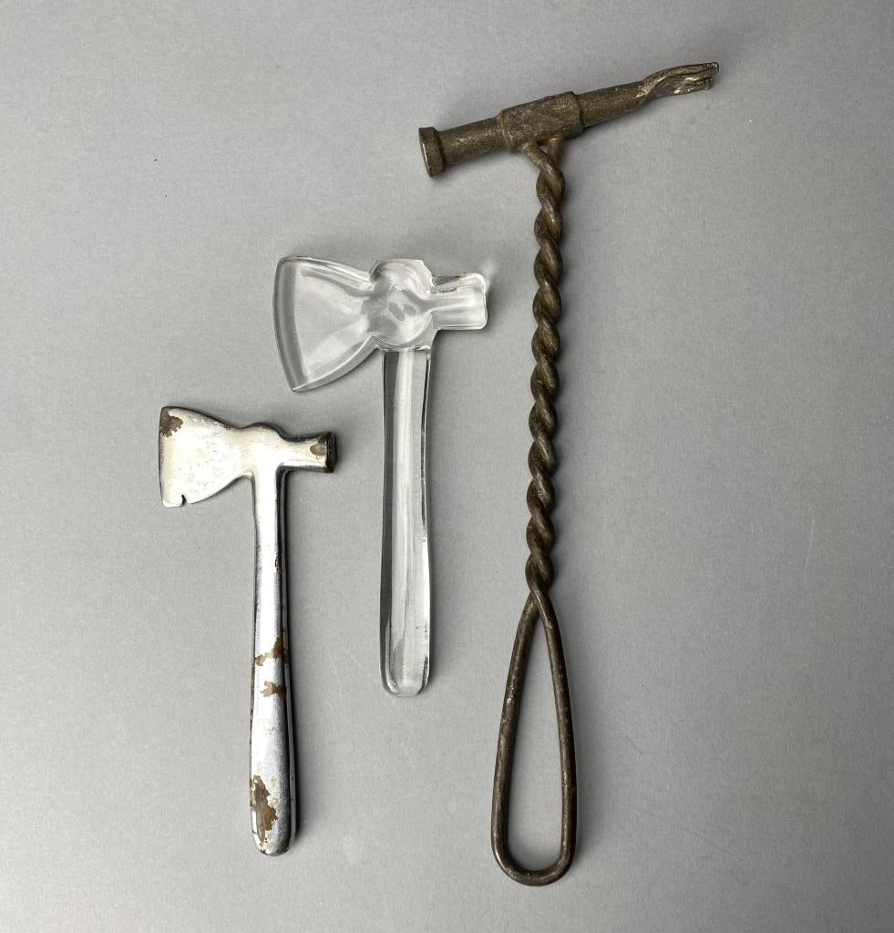 Three Small Axes, Glass, Steel & Chrome (1 of 15)