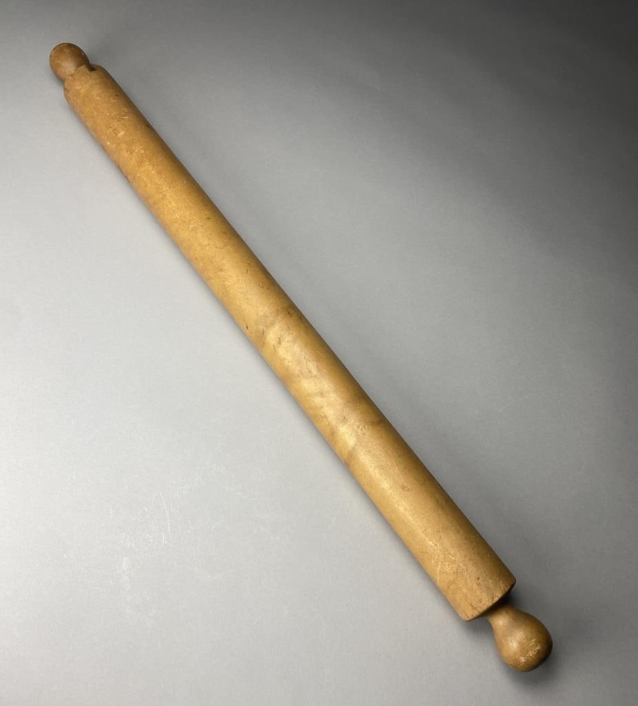 35" Long Solid Wood One Piece Rolling Pin (1 of 5)