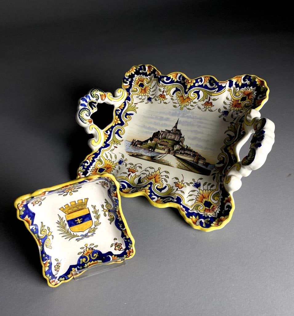 Mont St. Michele & Vic Sur Cere Platter & Plate (1 of 11)