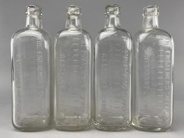 Embalmers Supply Co. Glass Bottles Westport, Conn