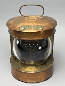 Vintage Copper Masthead Ship Stern Light