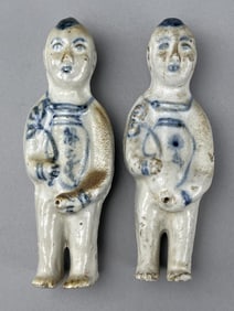 Ming Dynasty Antique Glazed Funerary Figures