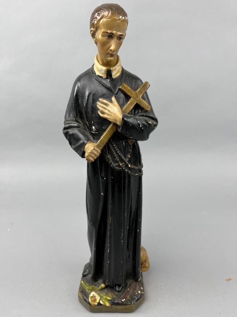 Saint Gerard Gothic Style Plaster Statue (1 of 6)