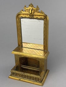 Erhard & Sohne Ormolu Fireplace, 19Th C.