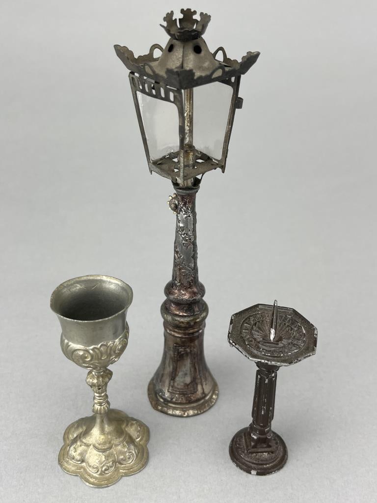 Rare J.S. Depose Working Oil Lamp Post, French (1 of 5)