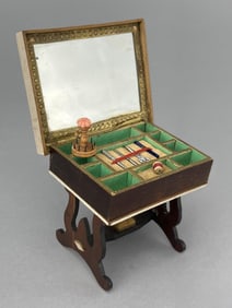 German Sewing Table, Sewing Spool