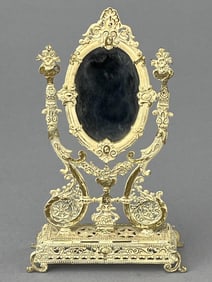 French Filigree Cheval Mirror, 1960'S
