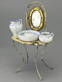 Early 20Th C. Vanity & Chamber Set
