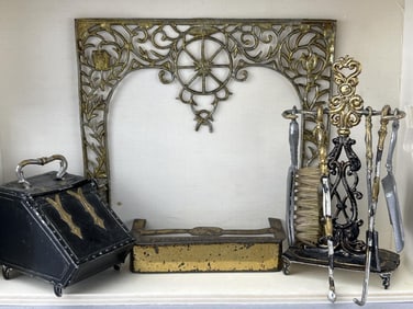 Small Fireplace Accessories 18Th C.