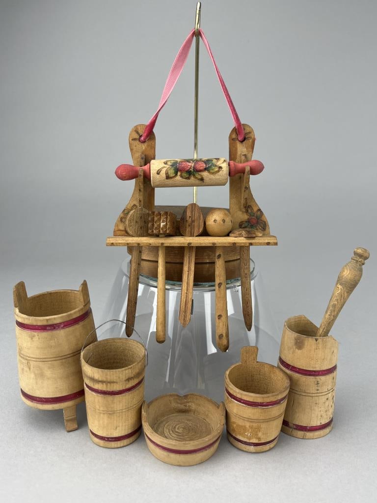 Dark Stained German Kitchen Utensils (1 of 3)