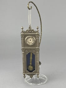 Metal Wind Up Wall Clock 5 3/4 X 1 3/4"