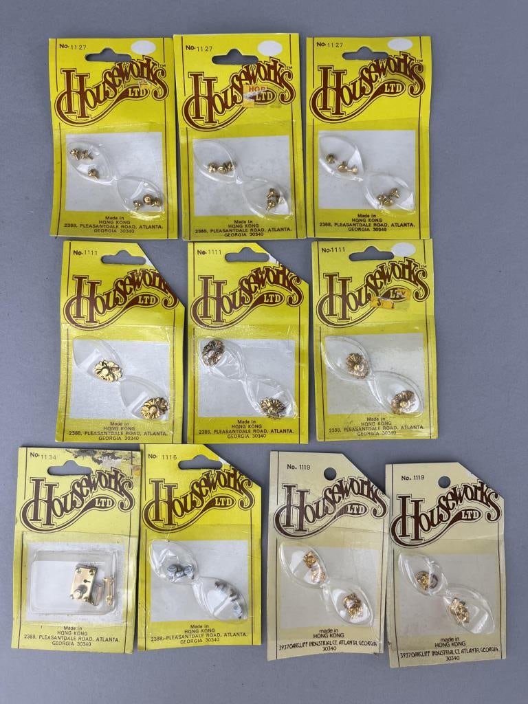 10 Pkgs. Houseworks Door Knobs, Drawer Pulls (1 of 5)