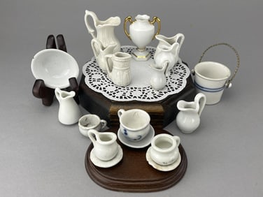 18 Pc. Of White Ironstone