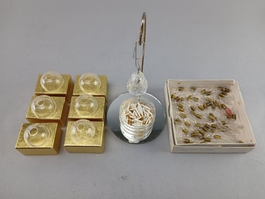 Handblown Shades, Candles & Small Bulbs.