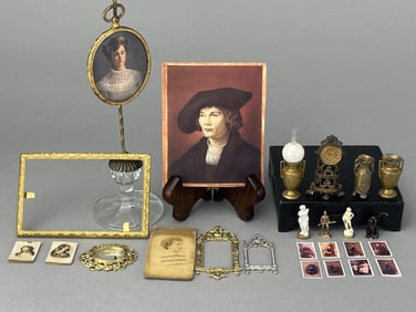 Assorted Pictures And Soft Metal Accessories