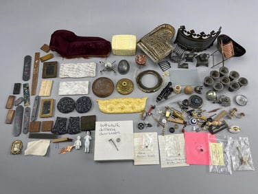 An Assortment Of Parts And Broken Items, 19Th C.