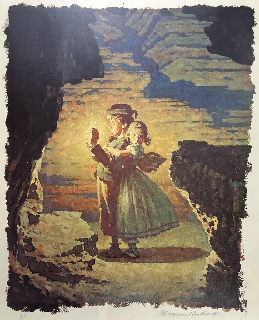 Norman Rockwell Tom Sawyer 1971 Collotype (1 of 8)