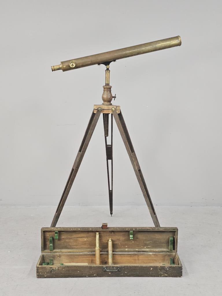 French 19th C. Telescope A. Bardou (1 of 10)