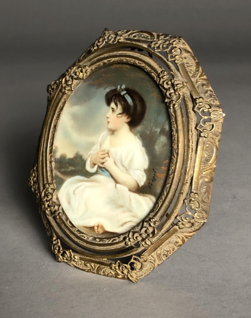 Miniature Painting Reynolds's Age of Innocence (1 of 6)