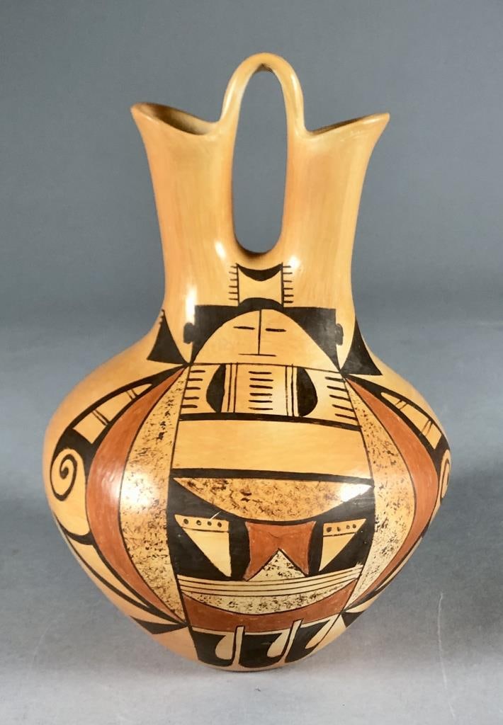 Hopi Pottery Wedding Vase V. P. Nampeyo b. 1955 (1 of 11)