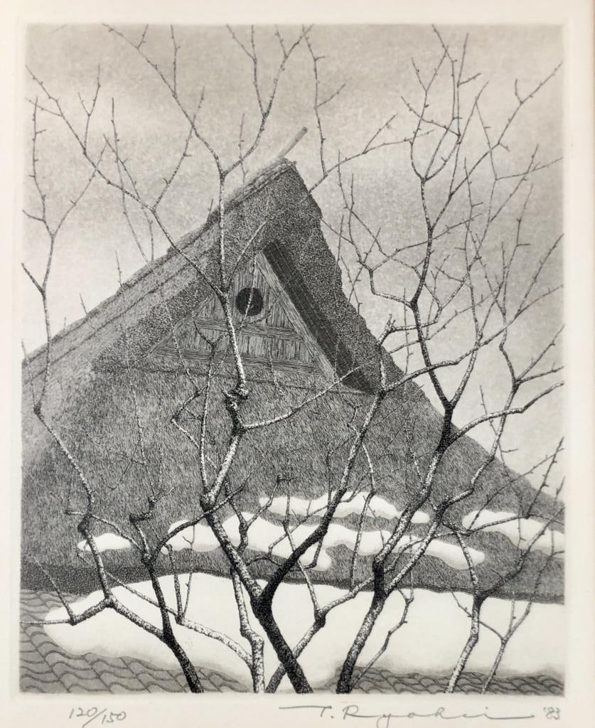 Ryohei Tanaka Etching Waiting for Spring 1983 (1 of 6)