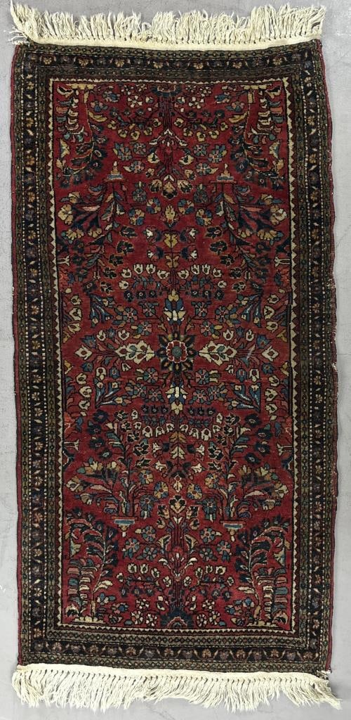 Semi Antique Persian Sarouk 4'1" x 2' 1-1/2" (1 of 8)