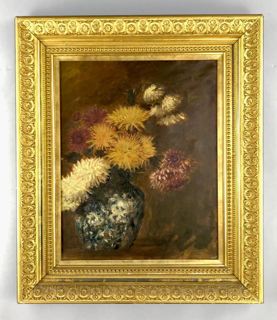 Late 19th C. Floral Still Life Oil Painting (1 of 10)