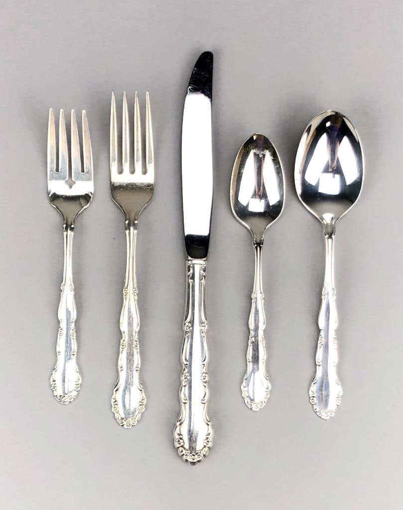 Rogers Flirtation Silverplate Flatware for 4 (1 of 5)