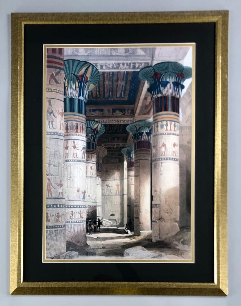Framed Print Grand Portico Temple Philae in Egypt (1 of 7)