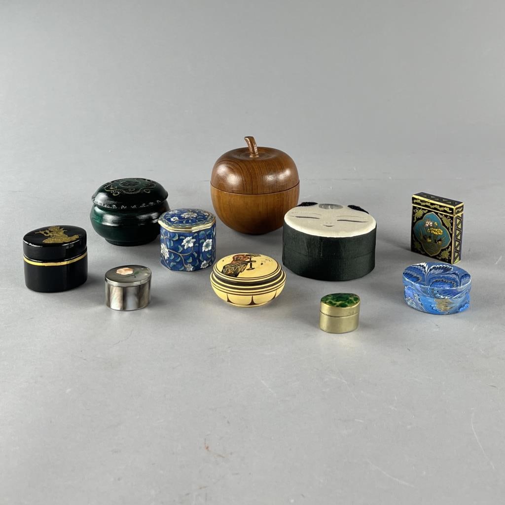 Collection of 10 Trinket Boxes (1 of 20)