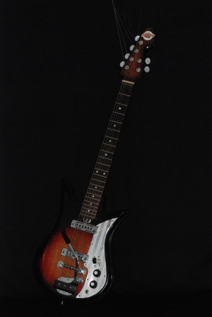 Vintage Teisco Del Rey Electric Guitar w/Case: Model ET-210, Serial No. 101633