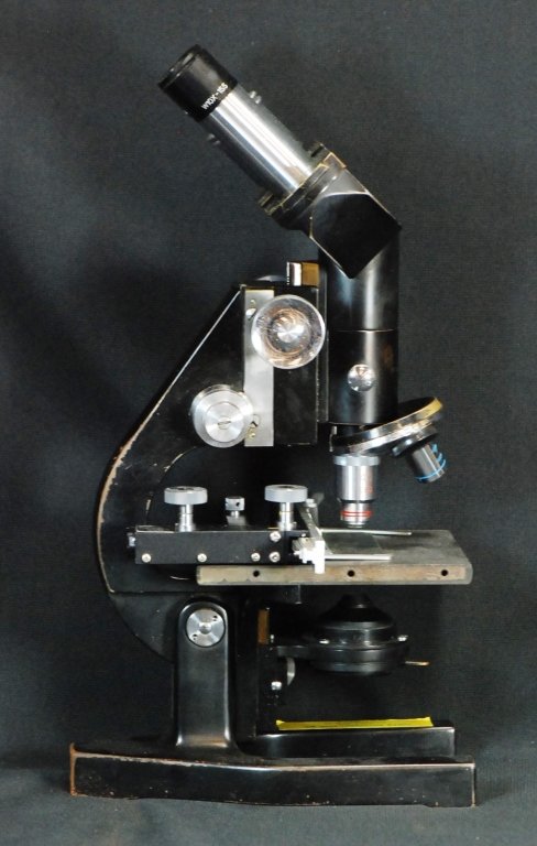 Baush & Lomb Binocular Microscope: Sold by Toby's Instrument Shop Inc out of Ann Arbor, MI Includes Swift Micro Slide Adjuster 10 & 40 Power Lens Includes Illumination light, Slides and Cover