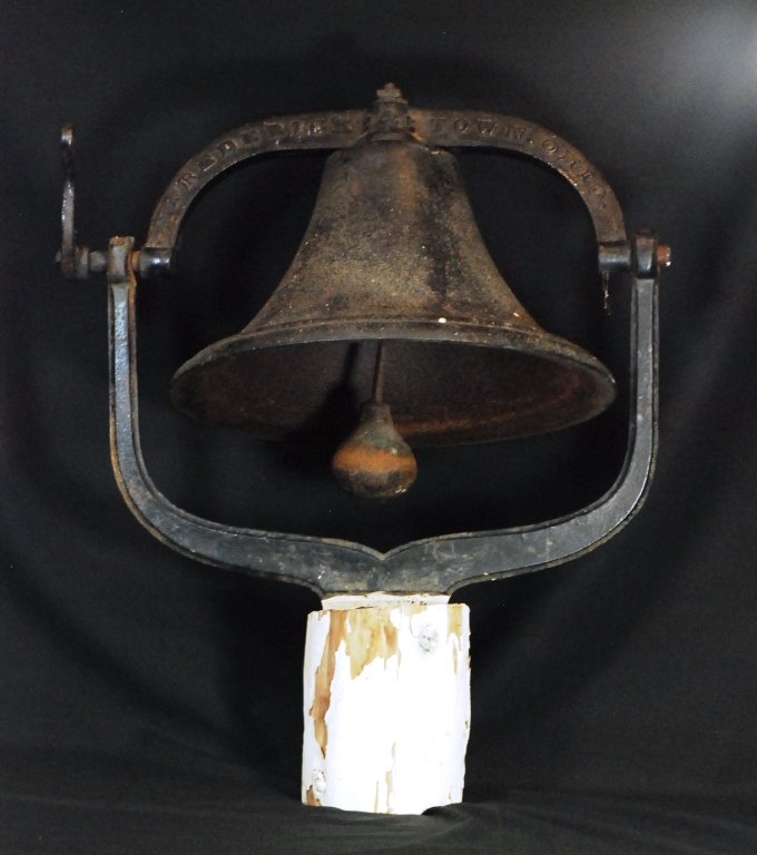 Fredericktown Ohio Cast Iron Bell with Stand