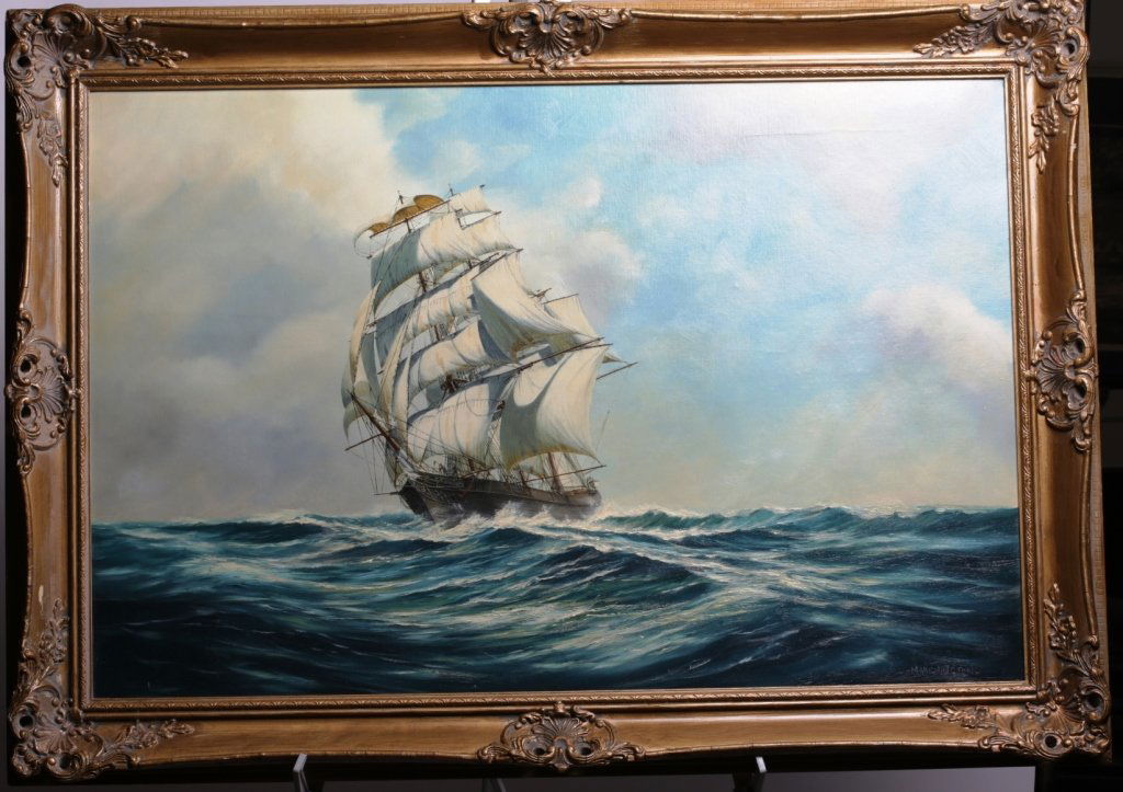 ORIGINAL "MARCHINTON" 24"X36" OIL PAINTING (1 of 6)