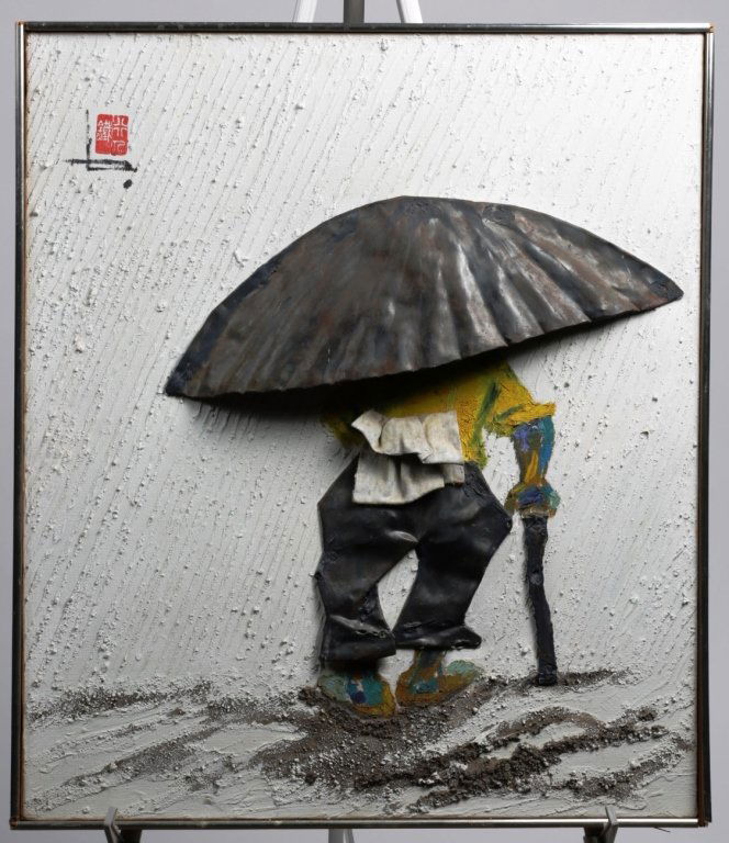 ORIGINAL "RENE BROCHARD" 24"X27" MIXED MEDIA (1 of 5)