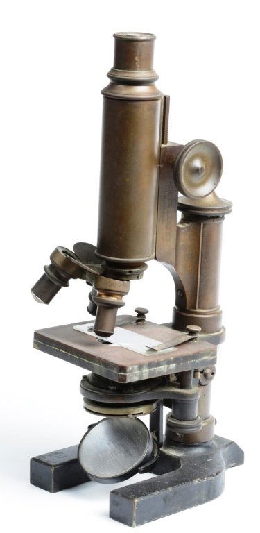 SPENCER LENS CO. ANTIQUE BRASS MICROSCOPE (1 of 5)