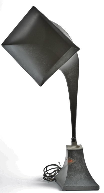 THE HERALD RADIO CONE SPEAKER, SERIAL #13737: 29 1/2" Tall 8 1/2" Wide x 16"