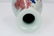 A blue and white with underglaze red porcelain vase, - 5