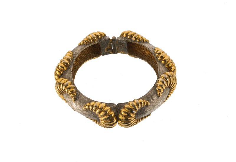 A Kenneth Jay Lane bracelet. Signed K.J.L. Inner diam. (1 of 2)