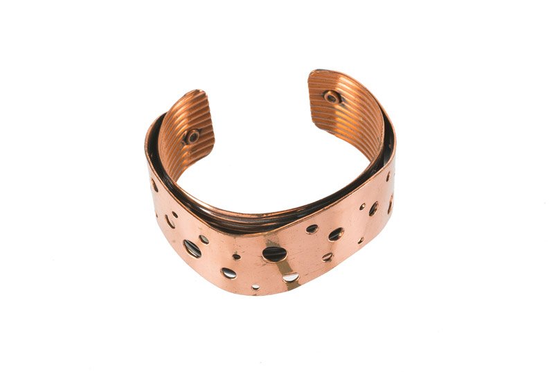 A Renoir copper bracelet. Signed Renoir. Inner diam. (1 of 2)