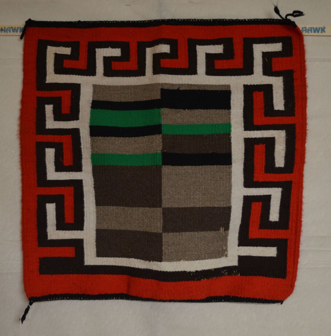 NAVAJO SINGLE SADDLE BLANKET (1 of 4)