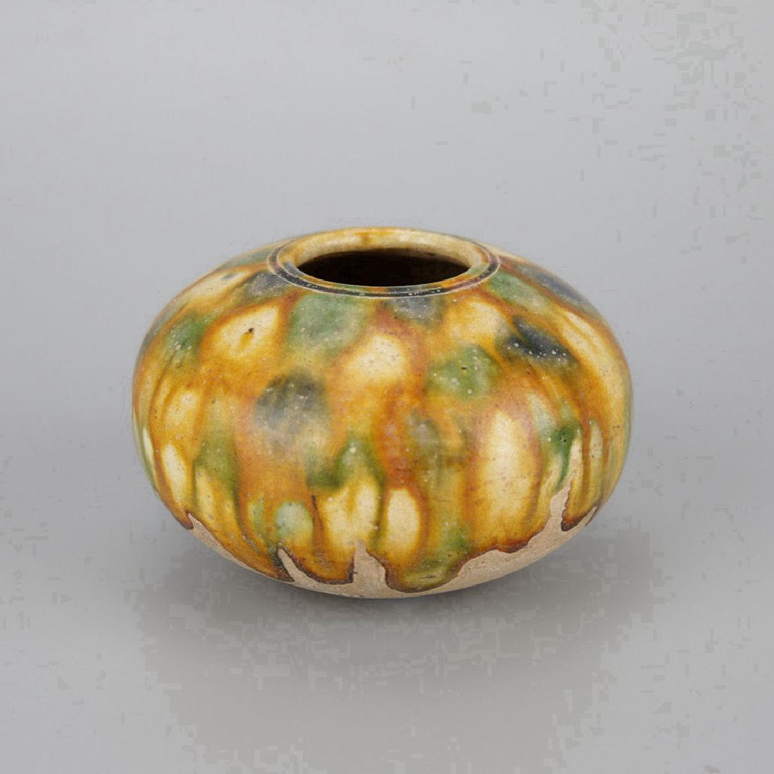 Chinese Tangsancai Pottery Water Pot (1 of 4)