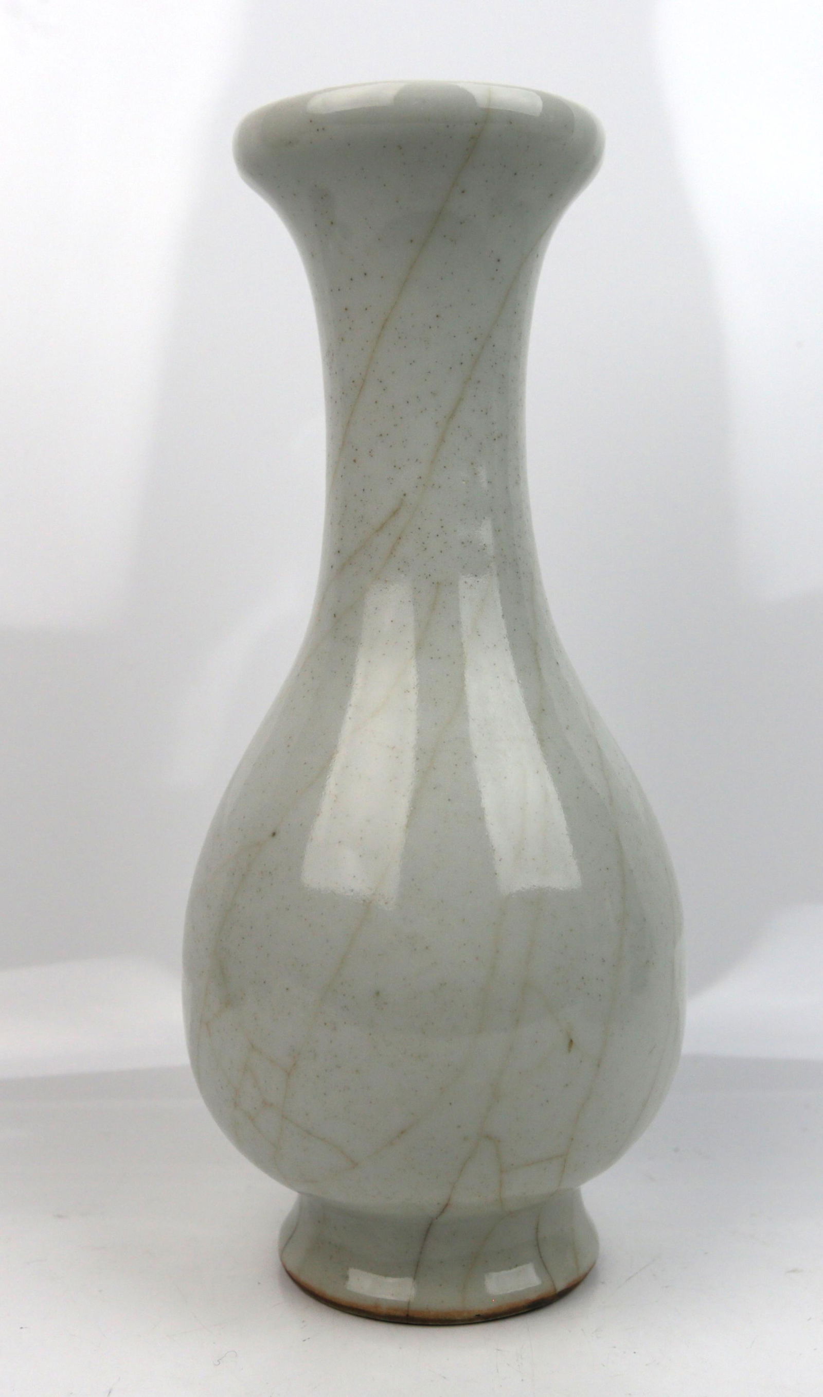 A Chinese Guan Type Crackle Glazed Vase, (1 of 4)