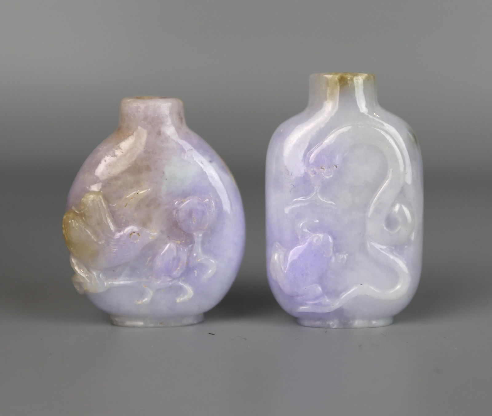 A Chinese Jade Snuff Bottle, Qing Dynasty (1 of 4)