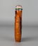 A Chinese Gold Amber Carved with Figures, Qing Dynasty, - 2
