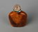 A Chinese Gold Amber Carved with Figures, Qing Dynasty, - 4