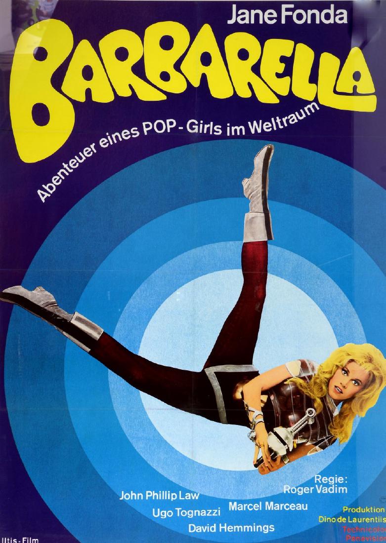 Barbarella (R-1973) German film poster for the 60’s (1 of 1)