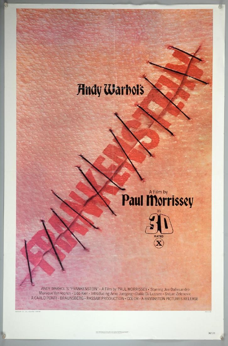 Three One Sheet film posters, Andy Warhol's (1 of 2)